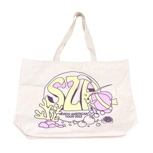 SZA SOS Tour 2023 Tote Bag Online Ceramics Merch Canvas 19.5" x 15" NEW